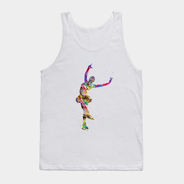 Ice Skater Tank Top by erzebeth